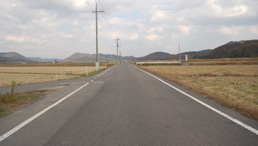 直線の試運転コース